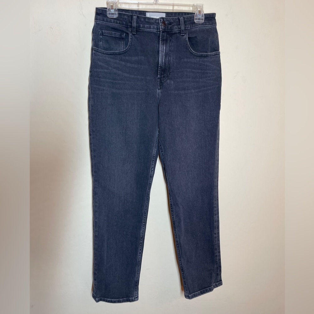 Everlane Curvy Cheeky Jean Black 30